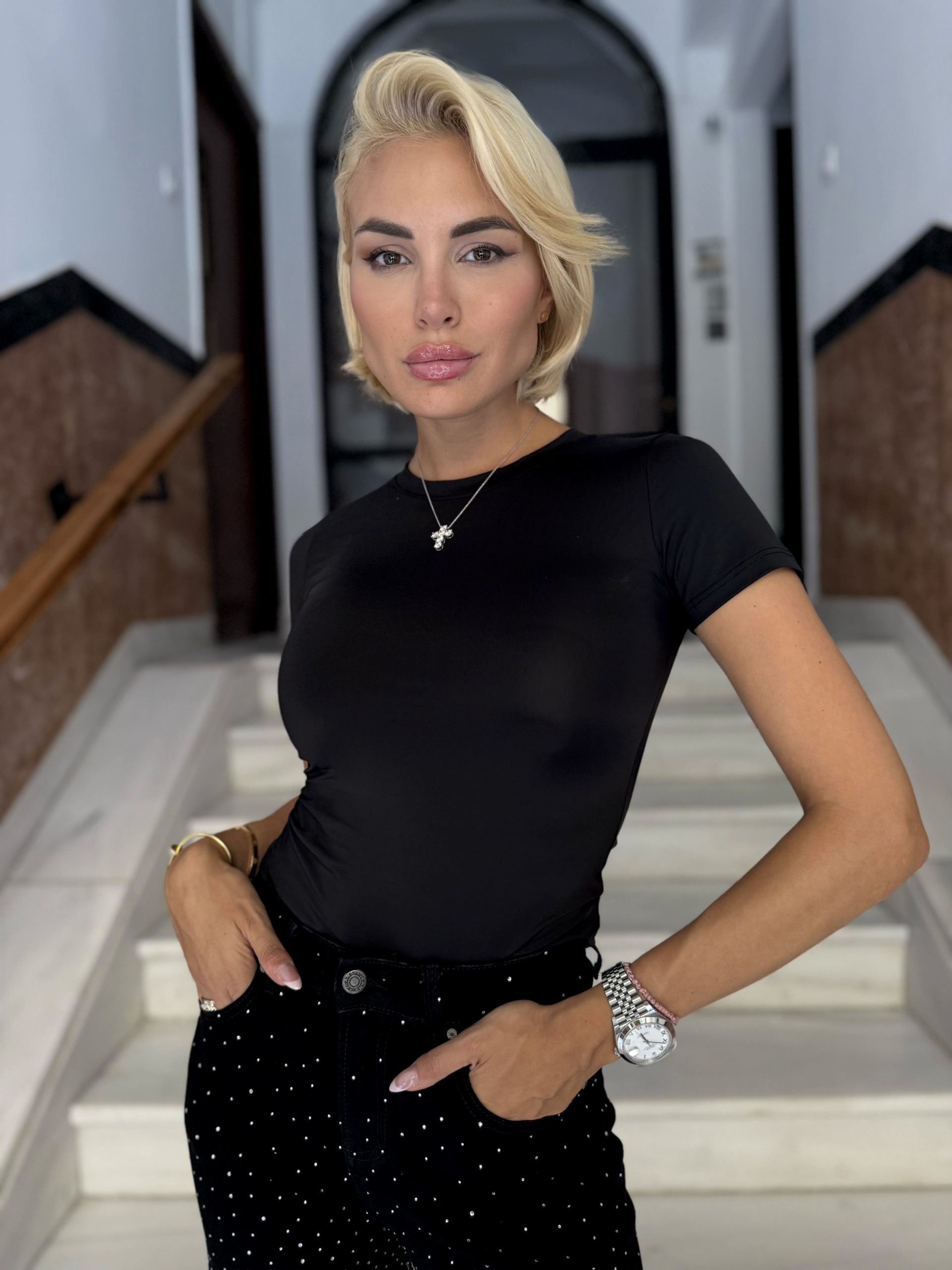 Basic Crop Shirt - Image 2