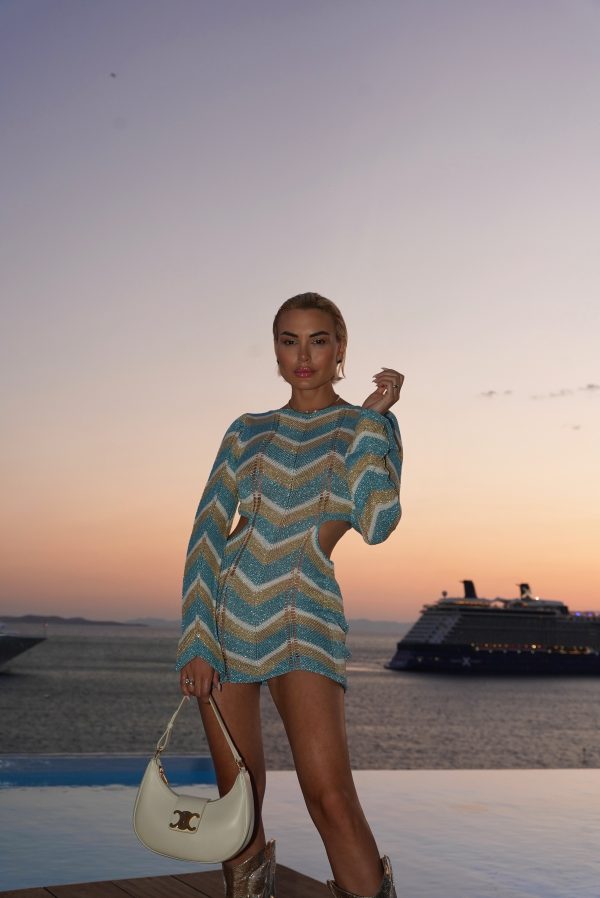 Azure Mini Dress - Image 3