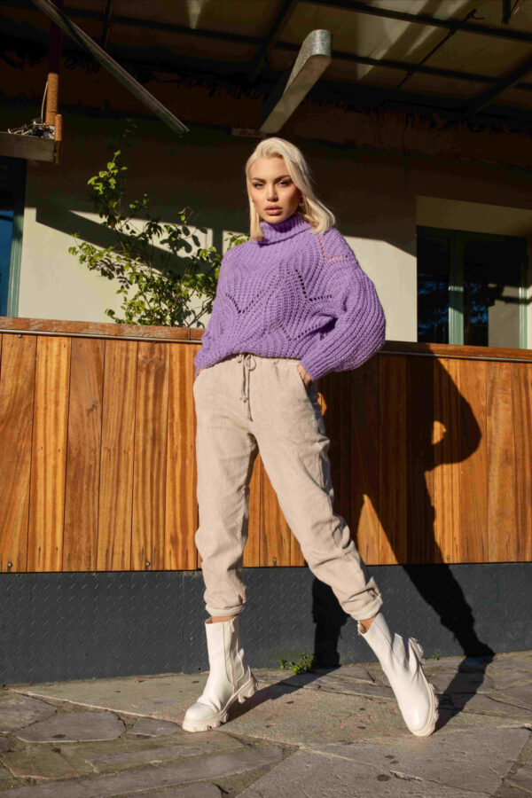 Beige Court Trousers