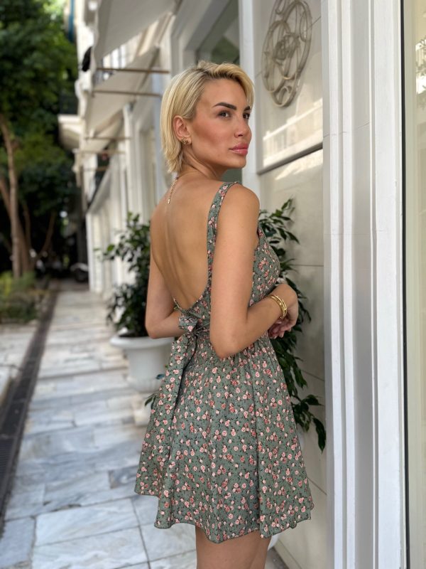 Floral Girly Mini Dress - Image 4